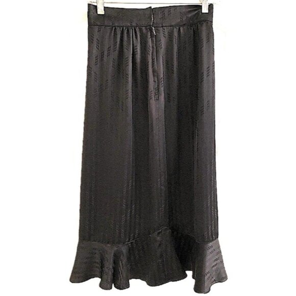 RAFFINÉ Vintage Silhouette Midi-Length Skirt, Silk Blend, Handsewn/Tailored SM - Picture 1 of 16